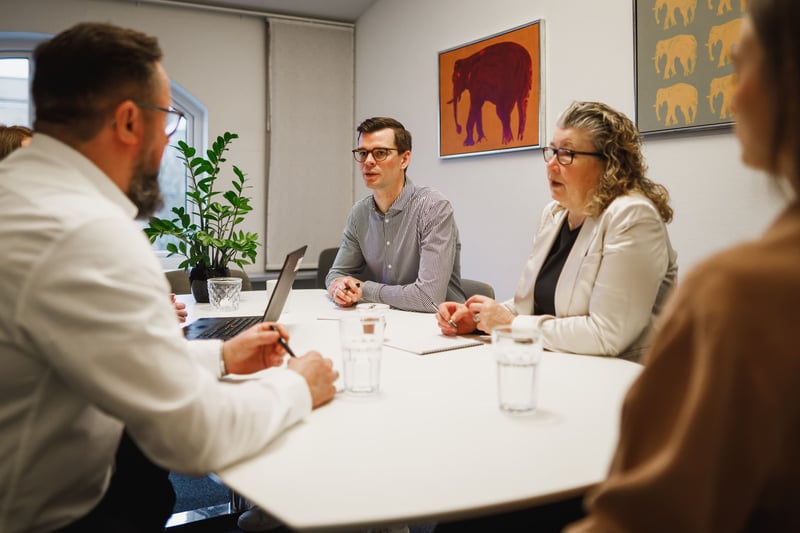 En del af et professionelt netværk